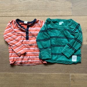 Two boys 18-24 month long sleeve shirt